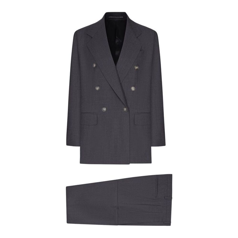 Tagliatore Women Double-Breasted Wool And Silk Blend Suit